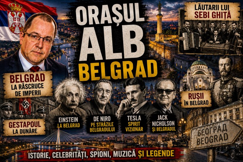 Reportaj Andrei Bădin: Orașul Alb, Einstein, De Niro, Jack Nicholson, rușii, Gestapoul și lăutarii lui Sebi Ghiță WhatsApp Image 2026-08-09 at 03.44.52