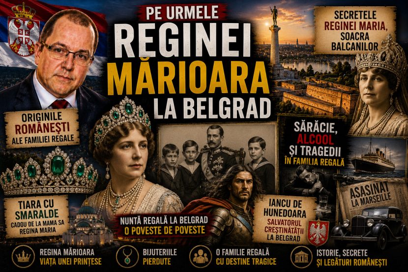 Reportaj video Andrei Bădin: Pe urmele Mărioarei in Belgrad: Tiara cu smaralde, secretele mamei Regina Maria, sărăcie și alcool WhatsApp Image 2026-08-17 at 01.56.15